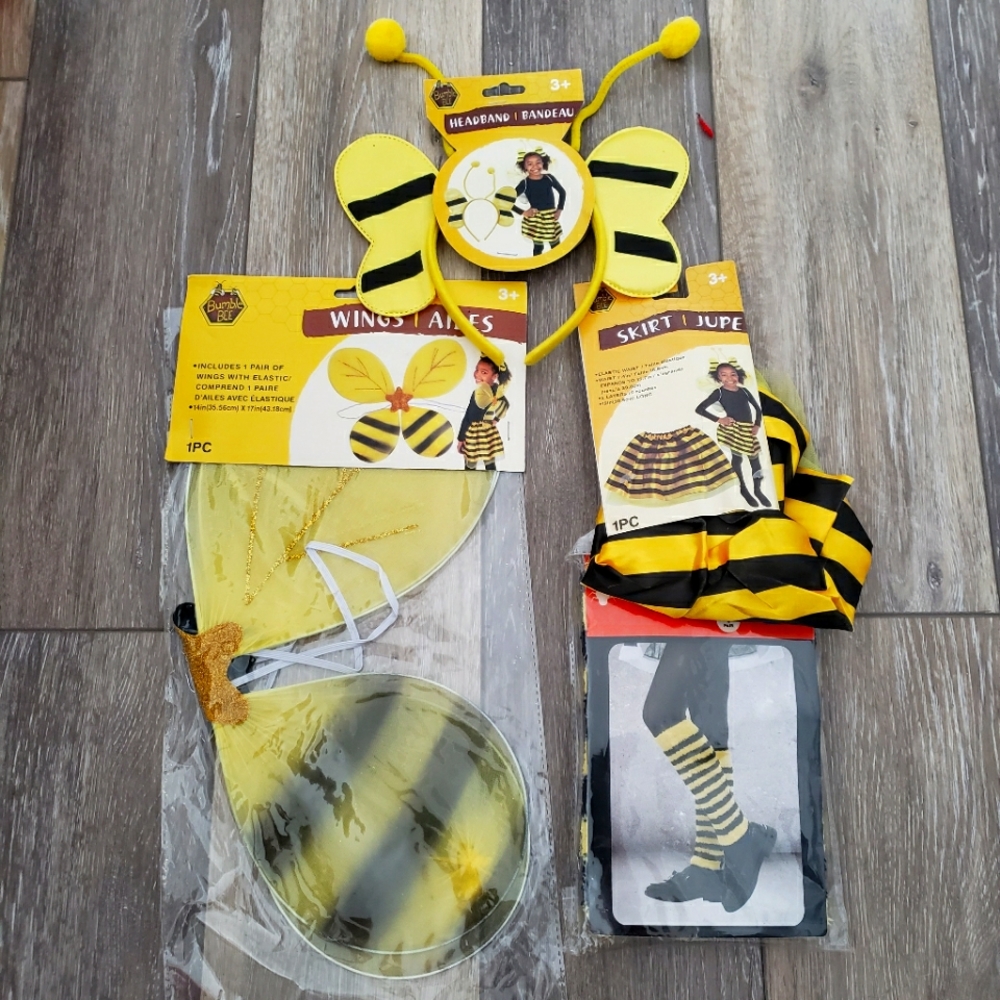 Bumble bee costume  4 piece set